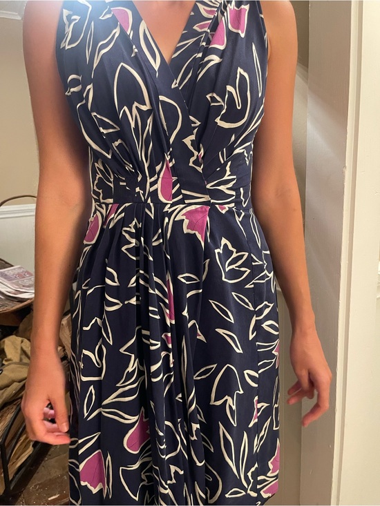 Nina Ricci Dresses & Skirts - Nina Ricci Silk Wrap Dress Size 2 in Blue
